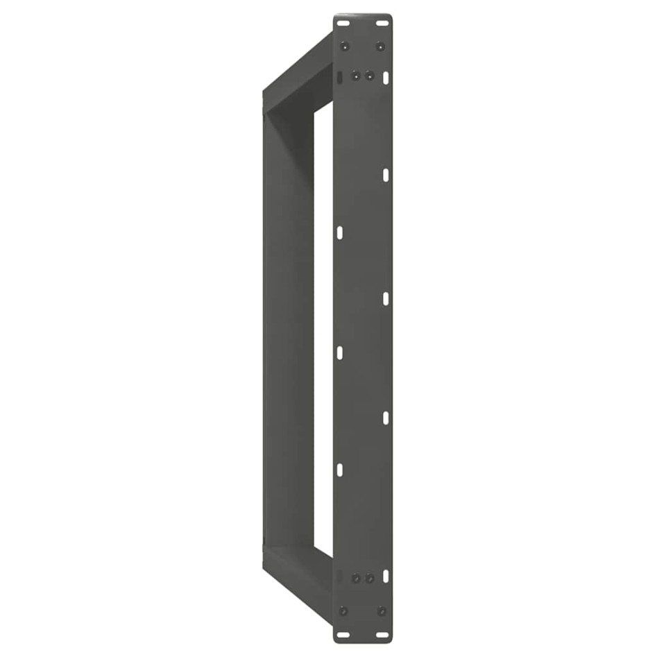 Patas para mesa comedor forma U 2uds antracita 100x(72-73)