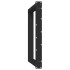 Patas para mesa comedor forma U 2uds acero negro