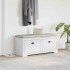 Banco de recibidor BODO blanco 114x40x45