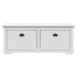 Banco de recibidor BODO blanco 114x40x45