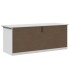 Banco de recibidor BODO blanco 114x40x45