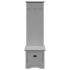 Mueble de entrada con ganchos BODO gris 50x40x157