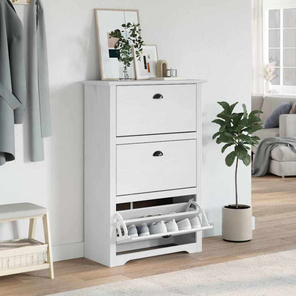 Zapatero BODO blanco 80x35x118