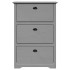 Zapatero BODO gris 80x35x118