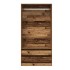 Armario de madera ingeniería envejecida 100x50x200