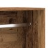 Armario de madera ingeniería envejecida 100x50x200