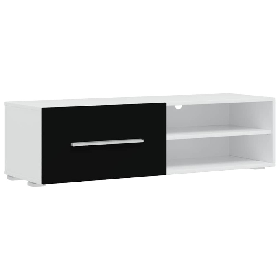 Muebles para TV 5 piezas con iluminación LED negra