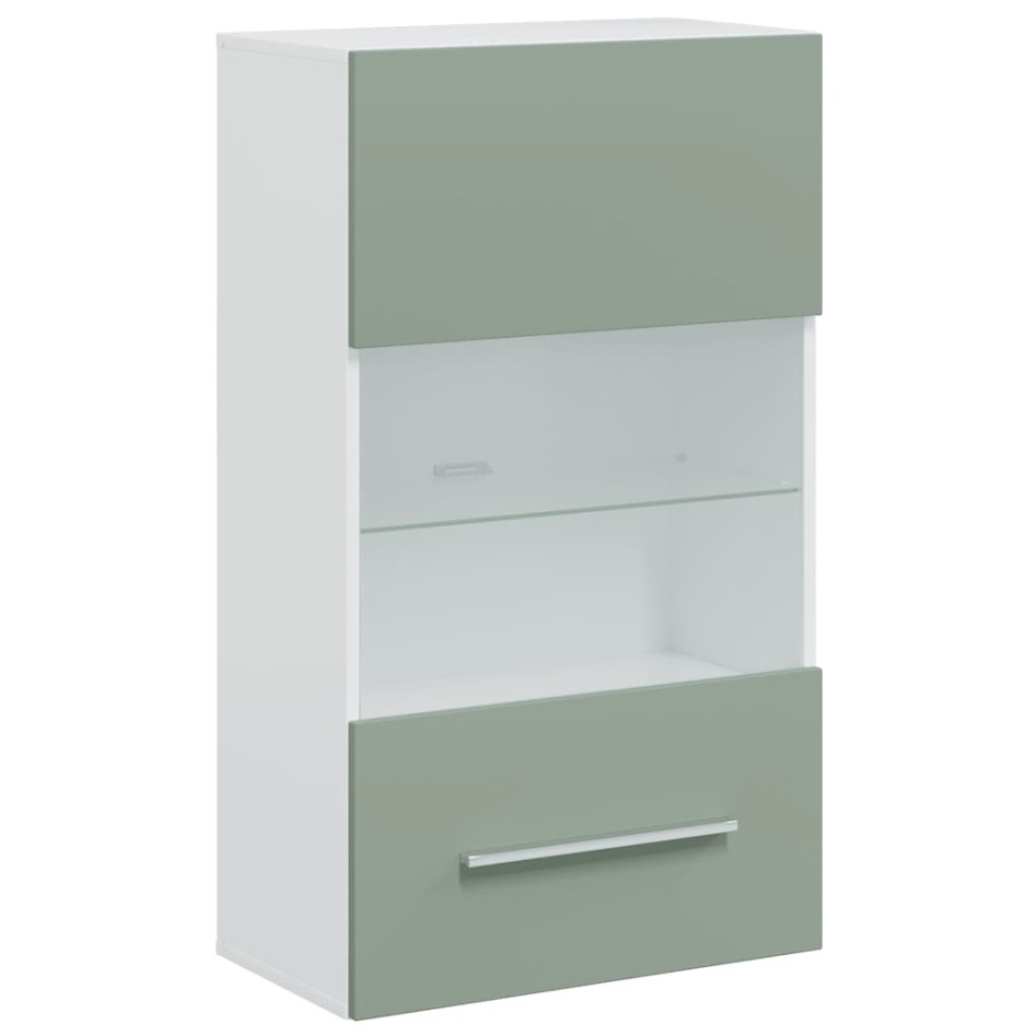 Muebles para TV 5 piezas con iluminación LED verde