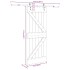Puerta corredera con herrajes madera maciza de pino 85x210