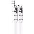 Kit de herrajes para puertas correderas acero negro 152,5