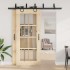 Kit de herrajes para puertas correderas acero negro 200