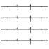 Kit de herrajes para puertas correderas acero negro 427