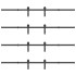 Kit de herrajes para puertas correderas acero negro 427
