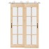 Kit de herrajes para puerta corredera 183 cm acero