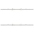 Kit de herrajes para puerta corredera 183 cm acero