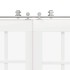 Kit de herrajes para puerta corredera 183 cm acero