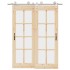 Kit de herrajes para puerta corredera 183 cm acero