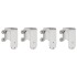 Kit de herrajes para puerta corredera 366 cm acero