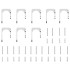 Kit de herrajes para puerta corredera 366 cm acero