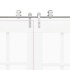 Kit de herrajes para puerta corredera 366 cm acero