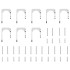 Kit de herrajes para puerta corredera 366 cm acero
