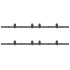 Kit de herrajes para puertas correderas acero negro 400