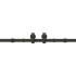 Kit de herrajes para puertas correderas acero negro 400