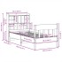 Estructura de cama sin colchón madera maciza de pino 90x190