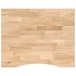 Tablero escritorio rectangular madera maciza roble sin