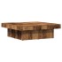 Mesa de centro madera de ingeniería envejecida 90x90x28