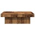 Mesa de centro madera de ingeniería envejecida 90x90x28