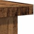 Mesa de centro madera de ingeniería envejecida 90x90x28