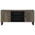Mueble de TV madera maciza de mango negro 105x33x46