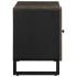 Mueble de TV madera maciza de mango negro 105x33x46