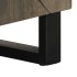 Mueble de TV madera maciza de mango negro 105x33x46