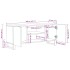 Mueble de TV madera maciza de mango negro 105x33x46