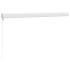 Toldo retráctil aluminio y tela blanco y amarillo 3x2,5