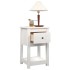 Mesitas de noche 2 uds madera maciza pino blanco 40x35x61,5