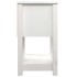 Mesitas de noche 2 uds madera maciza pino blanco 40x35x61,5