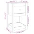 Mesitas de noche 2 uds madera maciza pino blanco 40x35x61,5