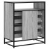 Cajonera de madera contrachapada gris sonoma 70x41x83,5