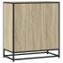 Aparador madera ingeniería roble Sonoma 68x35x76