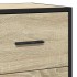 Aparador madera ingeniería roble Sonoma 68x35x76