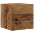 Muebles de TV de pared 6 uds madera vieja madera de