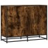 Aparador madera de ingeniería roble ahumado 94x35x76