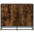 Aparador madera de ingeniería roble ahumado 94x35x76