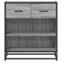 Aparador madera ingeniería gris sonoma 68x35x76