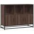 Aparador de madera de ingeniería marrón roble 100x35x76