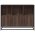 Aparador de madera de ingeniería marrón roble 100x35x76