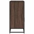 Aparador de madera de ingeniería marrón roble 100x35x76